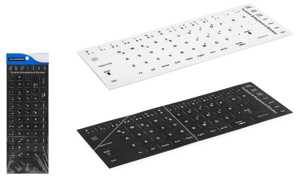 HADRON HDX8252 KLAVYE STICKER TUS TAKIMI Q (BÜYÜK)