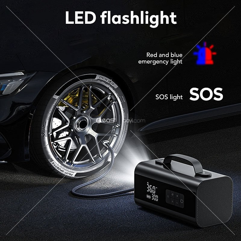 CASTU 18000MAH TAKVİYE+LASTİK ŞİŞİRME+SÜPÜRGE+POWERBANK TANK SERİ