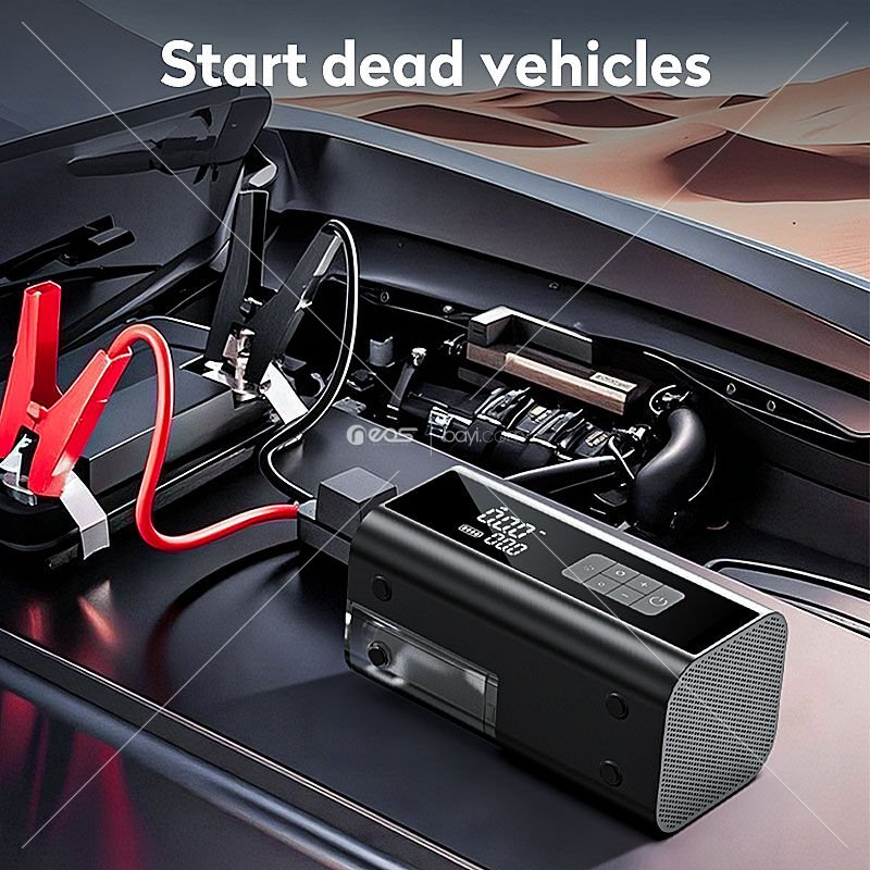 CASTU 18000MAH TAKVİYE+LASTİK ŞİŞİRME+SÜPÜRGE+POWERBANK TANK SERİ