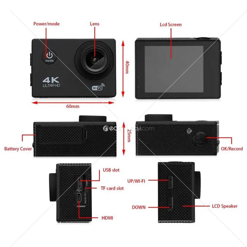 4K Sport Outdoor Kamera