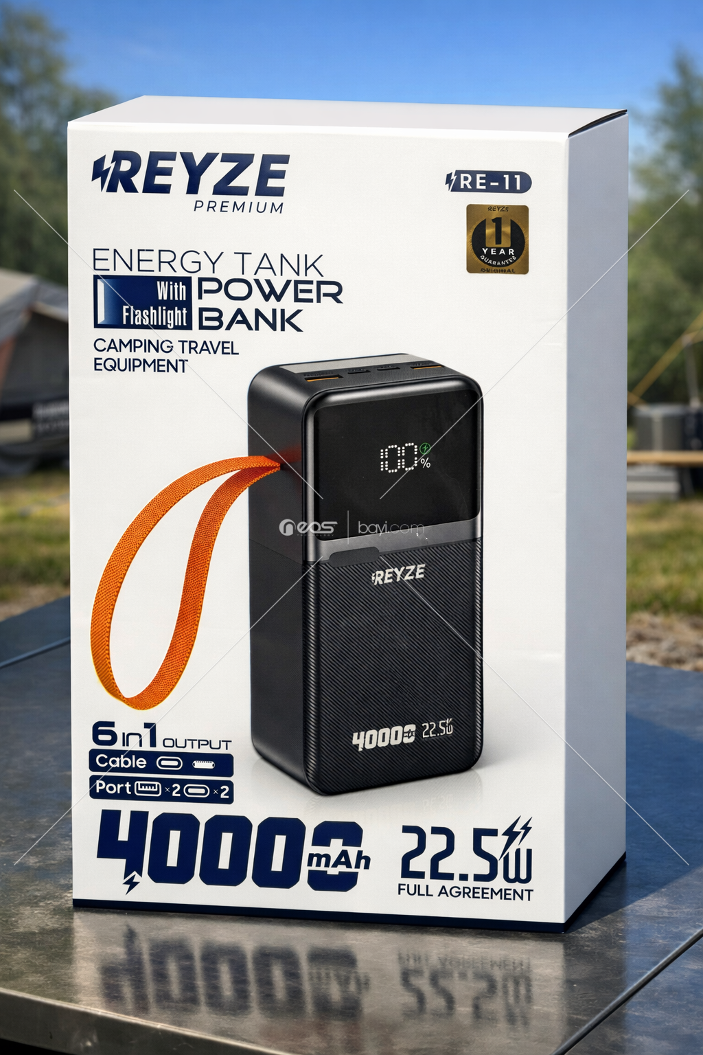 REYZE RE-11 40000MAH 6IN1 OUTPUT POWERBANK