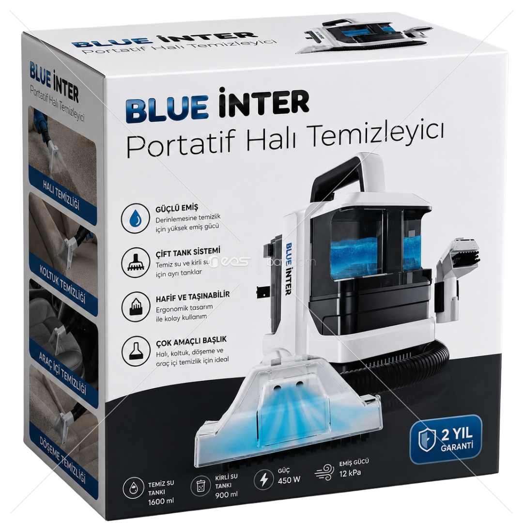 BLUEİNTER CLEANER W05 KOLTUK YIKAMA TEMİZLEME