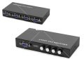 HADRON HN217 VGA SWITCH 300 MHZ 4 PORT 4 GİRİŞ 1 ÇIKIŞ DÜĞMELİ