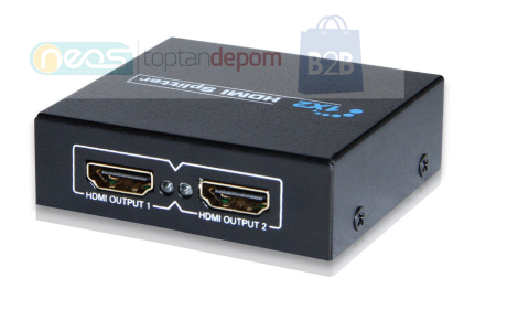 Qport Full HD 1 Giriş 2 Çıkışlı HDMI Splitter/Sinyal Çoğaltıcı (Q-SPL2)