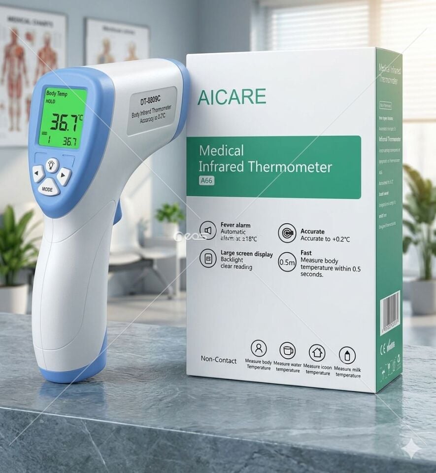 Aicare A66 Temassız Kızılötesi Ateş Ölçer