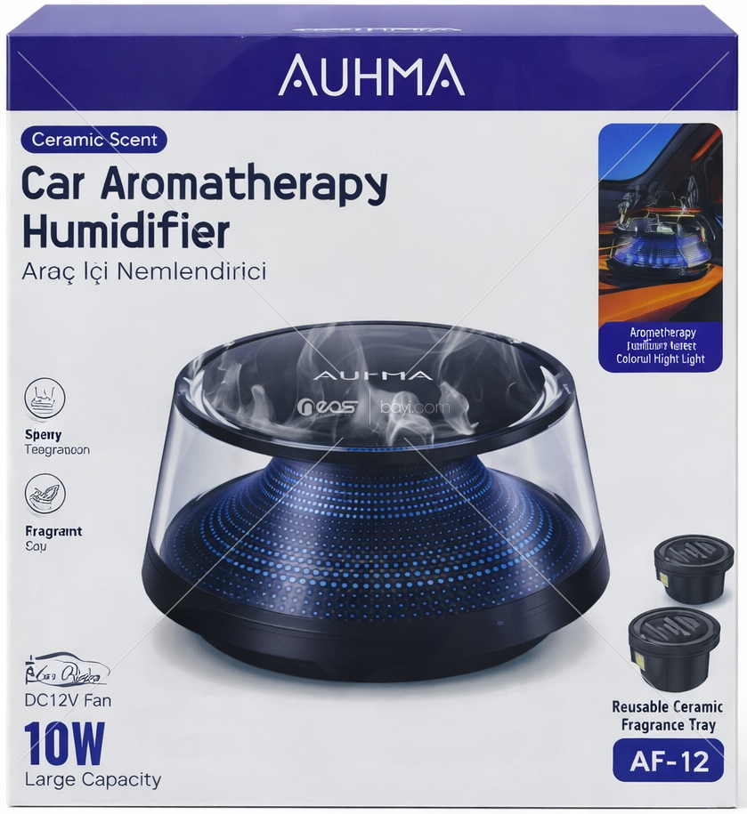 AUHMA AF-12 Araç İçi Aromaterapi Nemlendirici