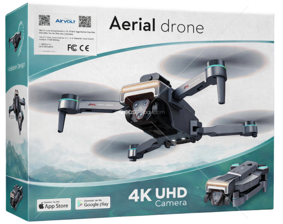 4.3” Ekranlı Kumandalı Çift Kameralı Brushless Drone (Katlanabilir Profesyonel Seri)