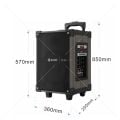 LT-912 Bluetooth Speaker Karaoke Mikrofon 2 Dual