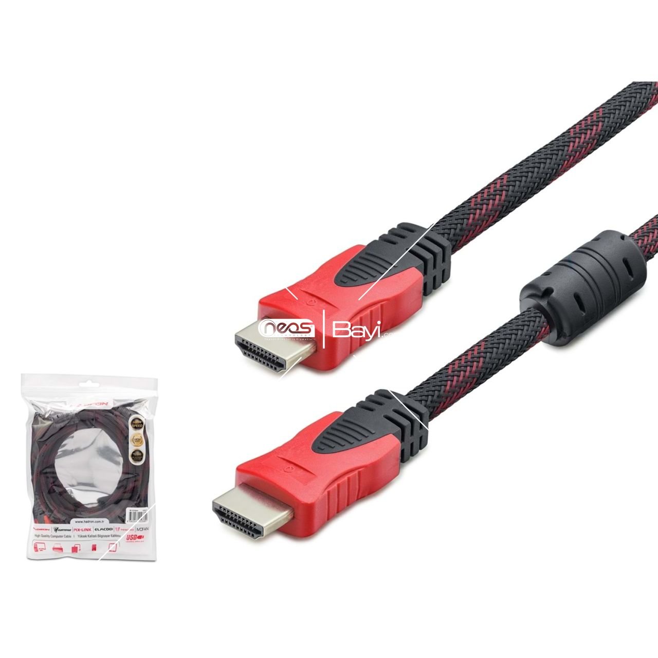 HADRON HDX2013(4113) HDMI KABLO ÖRGÜLÜ 3MT