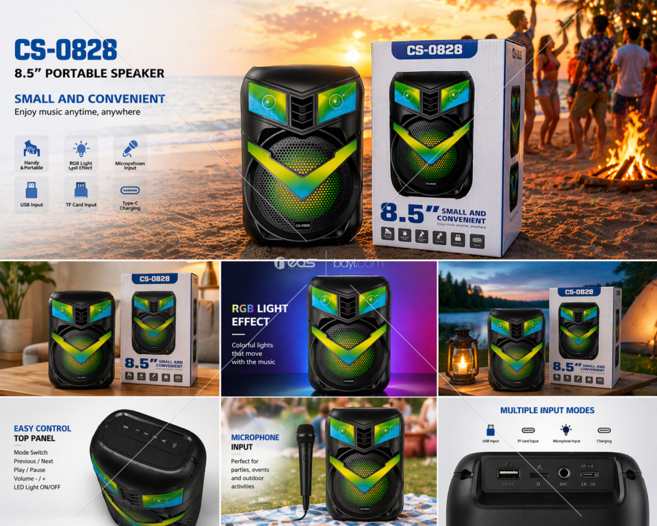 ( CS-0828 ) BLUETOOTH HOPARLÖR 8.5''