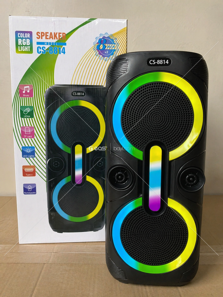 ( CS-8814 ) BLUETOOTH HOPARLÖR 8x2''