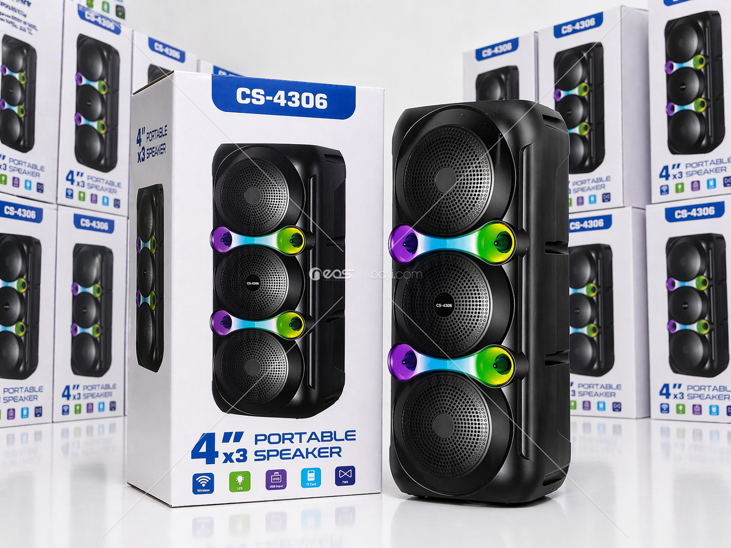( CD-4306 ) BLUETOOTH HOPARLÖR 4x3''