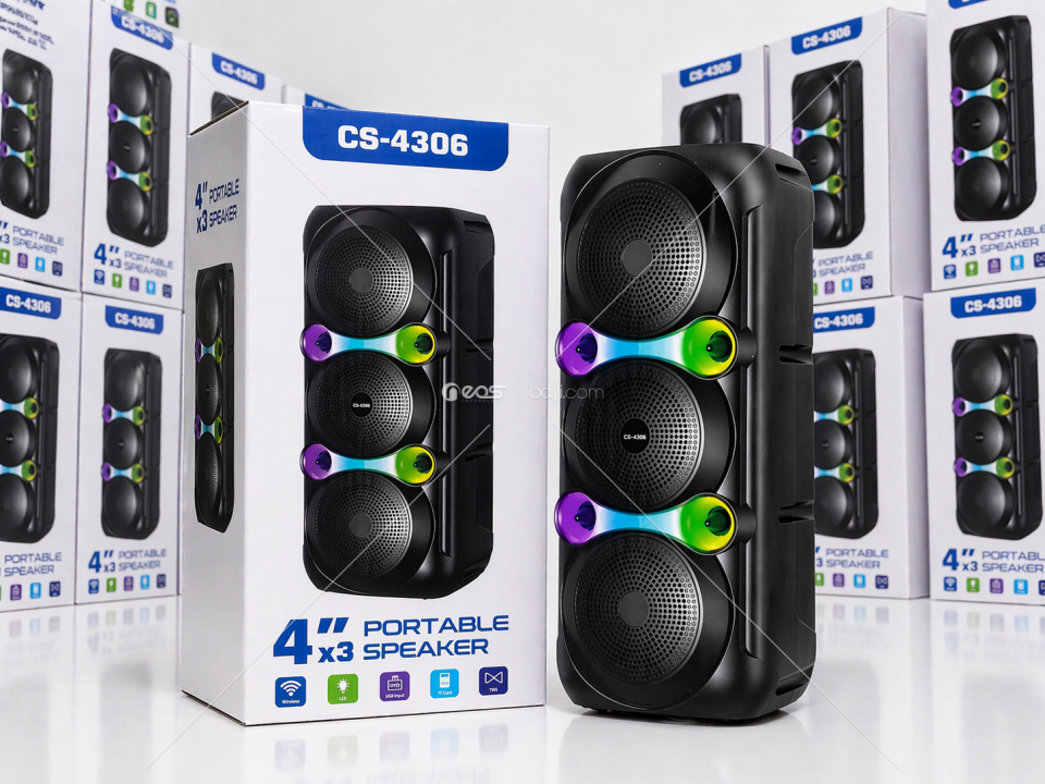 ( CD-4306 ) BLUETOOTH HOPARLÖR 4x3''