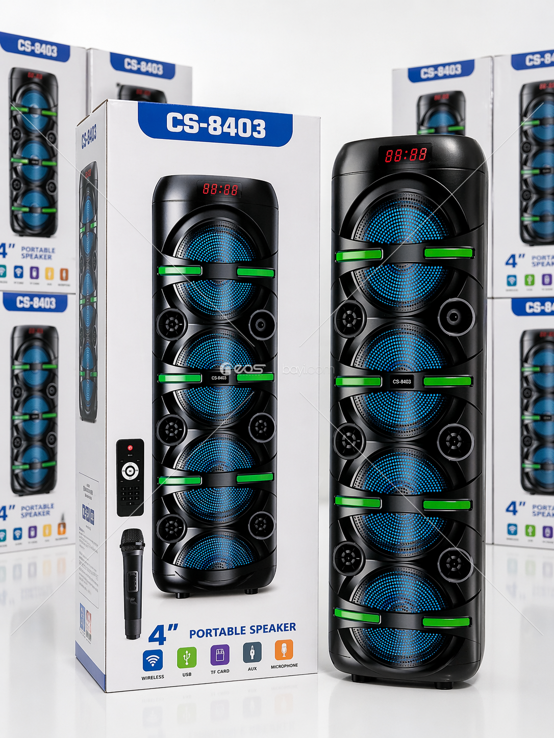 ( CS-8803 ) BLUETOOTH HOPARLÖR 4x4''