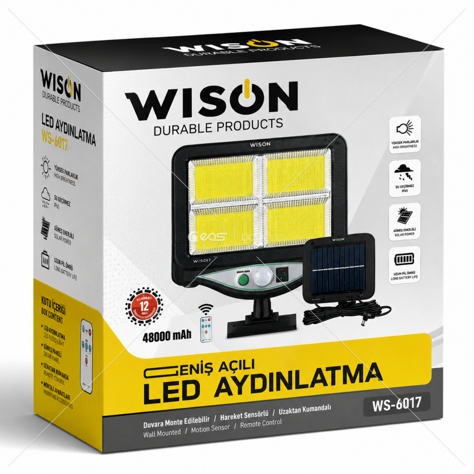 WISON WS-6017 Güneş Enerjili LED Aydınlatma Sistemi