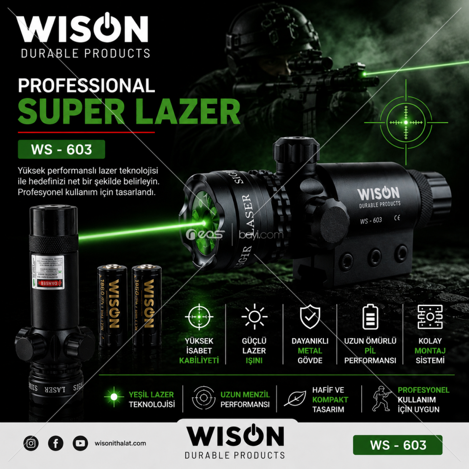 WISON WS-603 Profesyonel Süper Lazer