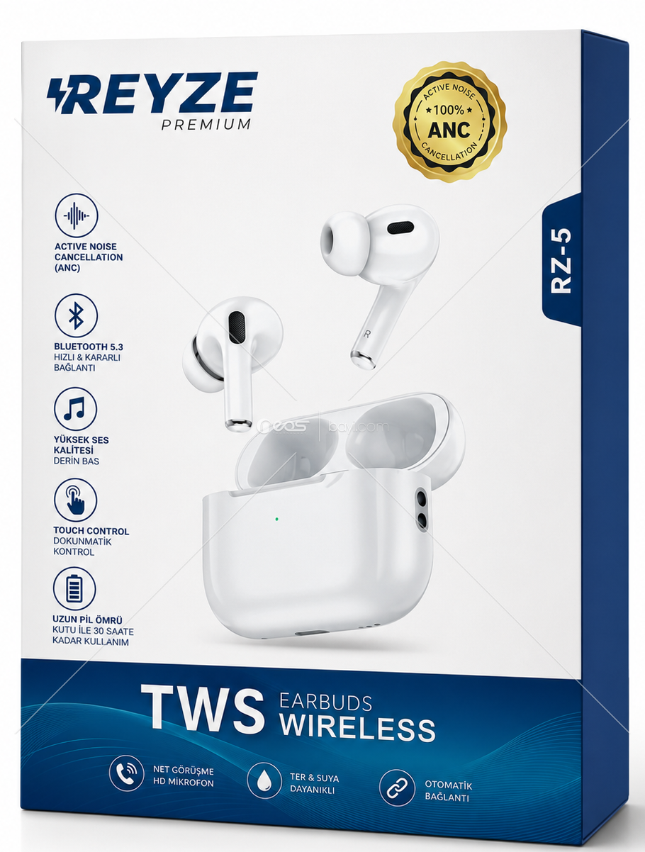 REYZE RZ-5 ANC TWS Bluetooth Kulaklık