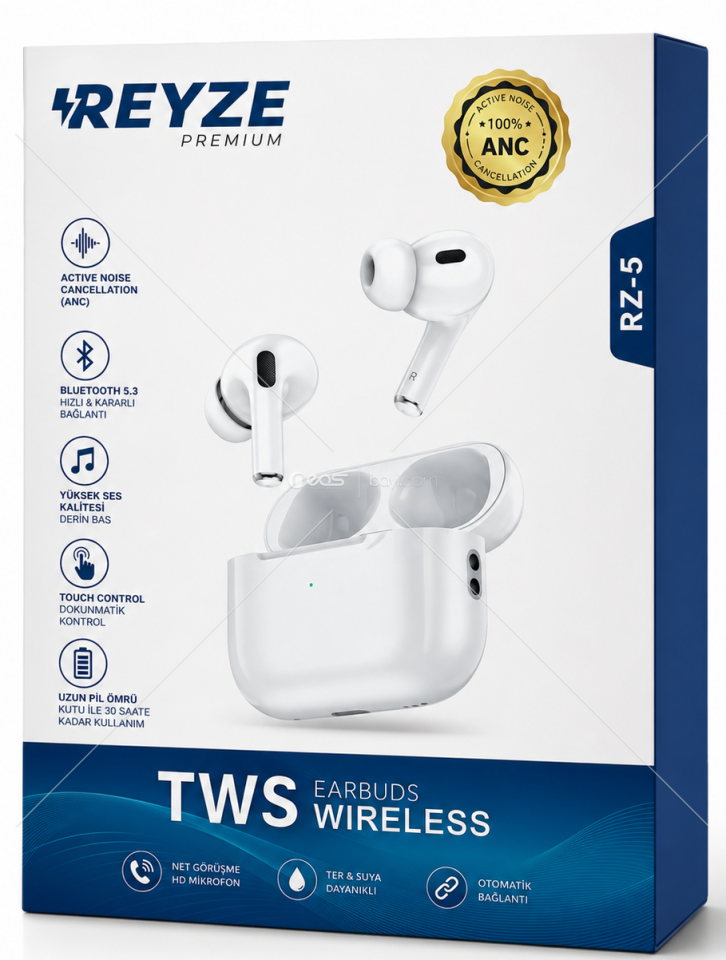 REYZE RZ-5 ANC TWS Bluetooth Kulaklık