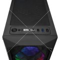 Everest BUMPY 4*12cm Rainbow Fan Tempered Camlı Gaming Oyuncu Kasası