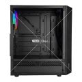Everest BUMPY 4*12cm Rainbow Fan Tempered Camlı Gaming Oyuncu Kasası
