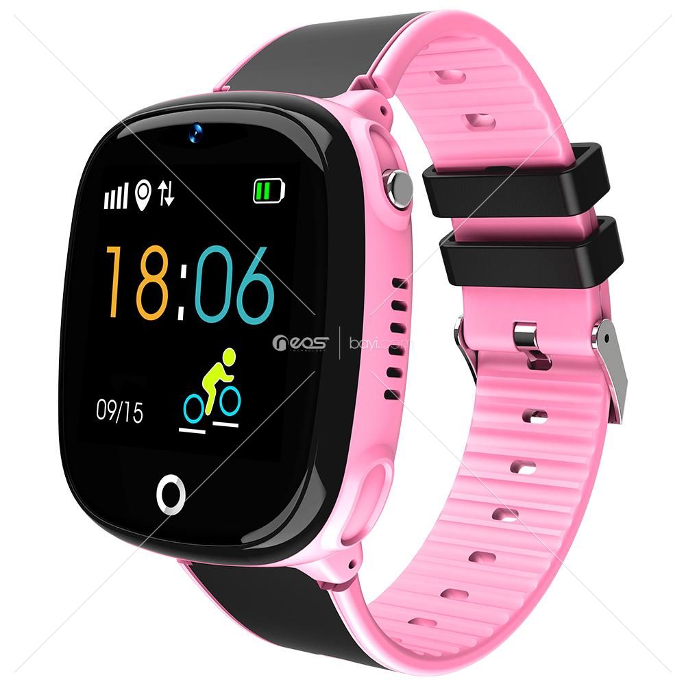 HW11 Suya Dayanıklı Kameralı Gps'li Akıllı Çocuk Saati (İthalatçı Garantili) PİNK