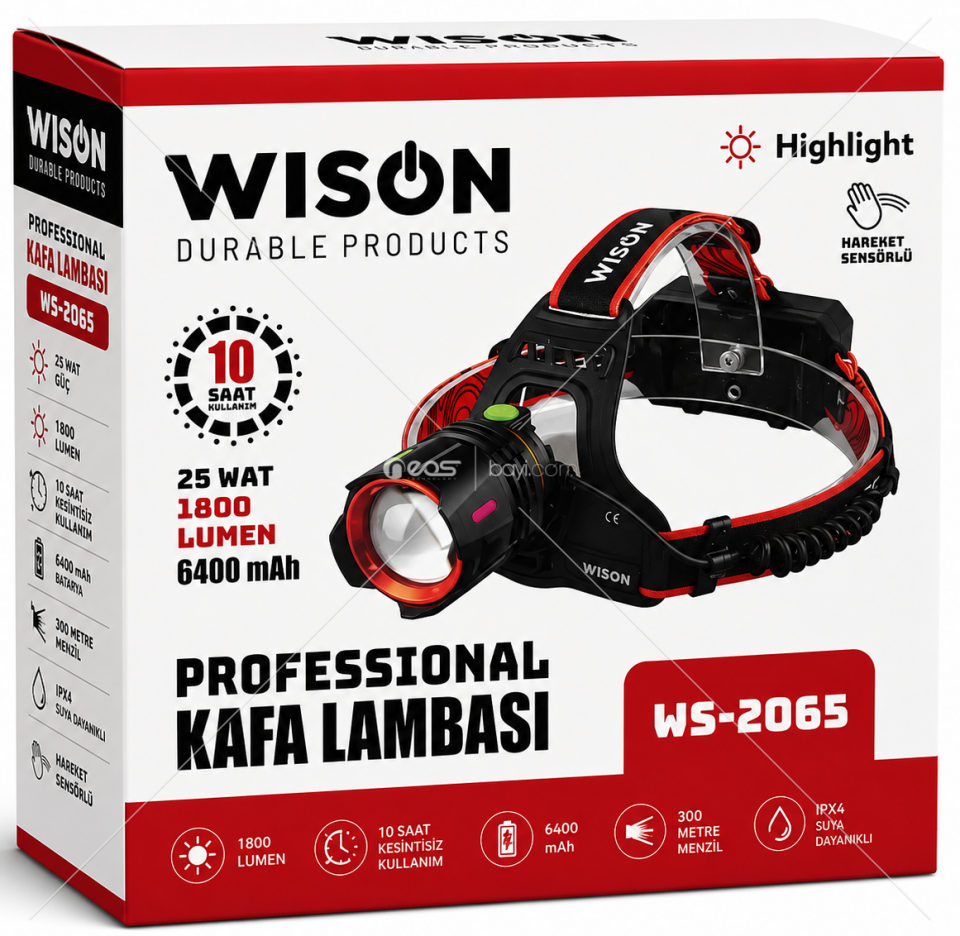 WİSİON WS-2065 KAFA LAMBASI