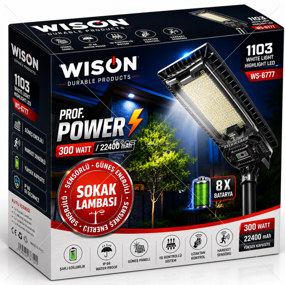 WISON WS 5757 SOKAK LAMBASI