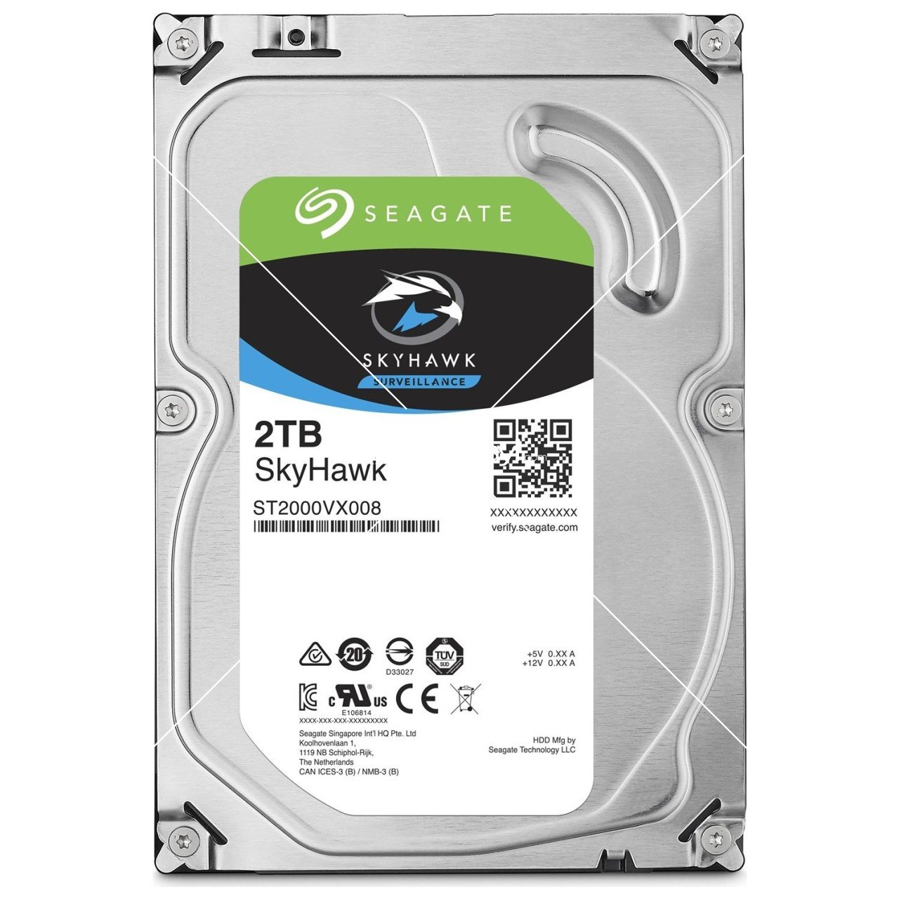 SEAGATE SKYHAWK 3.5 2TB SATA3 64MB 7/24 Güvenlik Diski