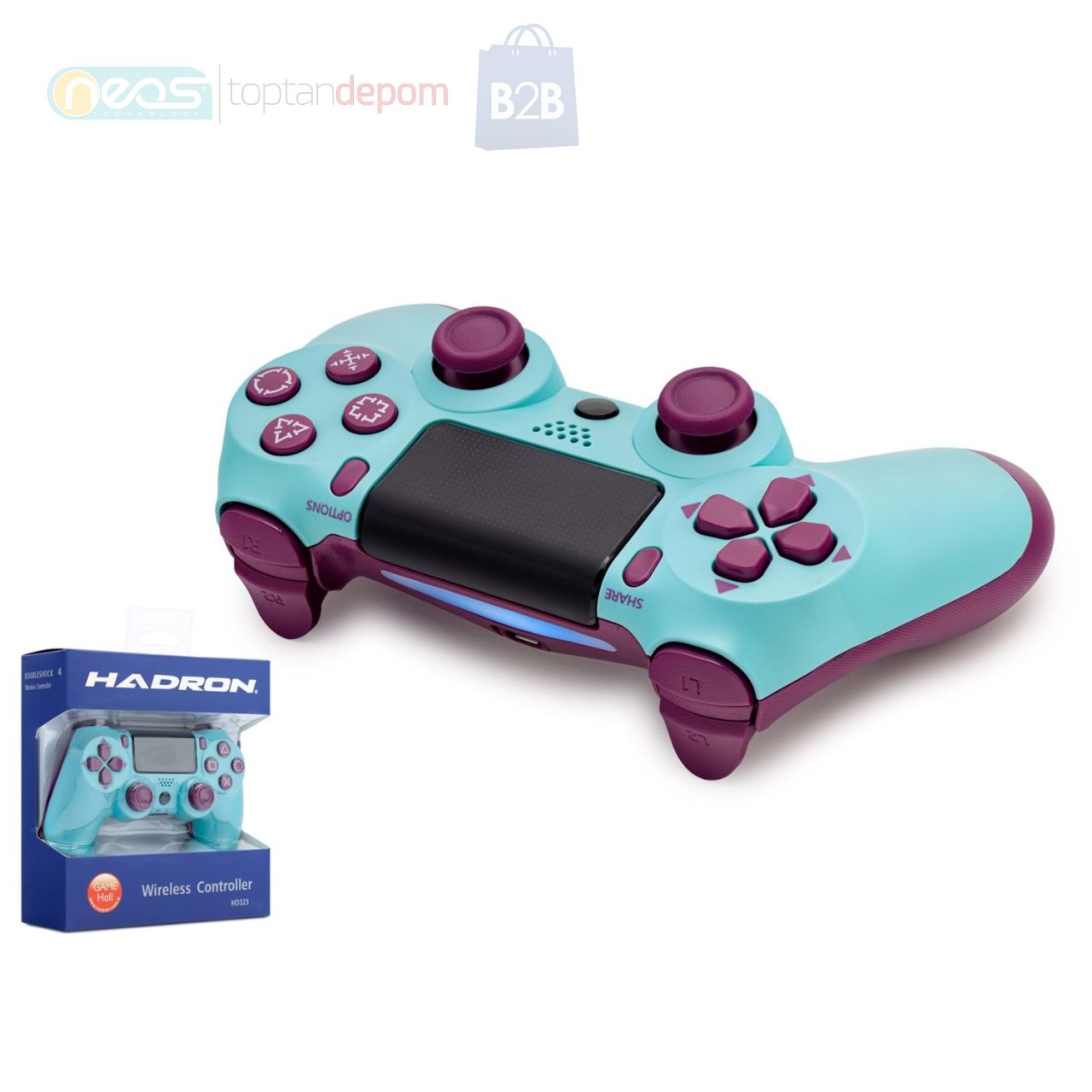 HADRON HD323N OYUN KOLU PS4 TURKUAZ