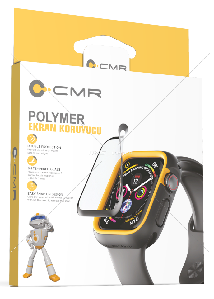 Apple WATCH 45MM Akıllı Saat Ekran Koruyucu Polymer NANO