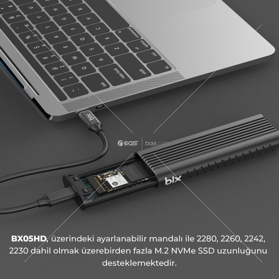 BX05HD Type-C to PCIe NVMe M.2