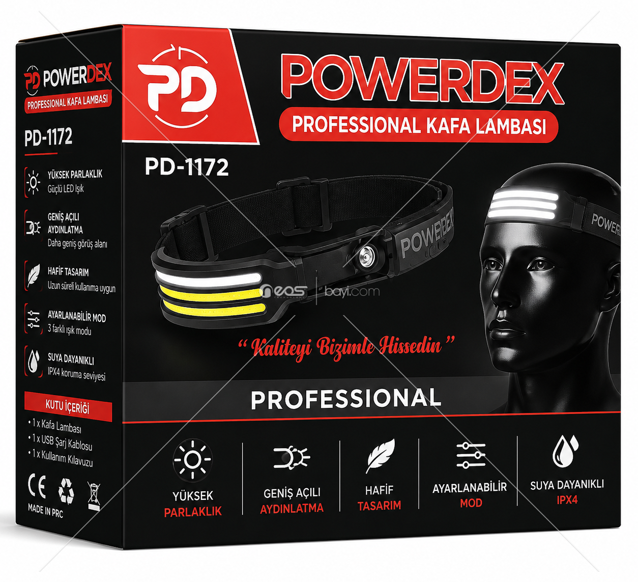 POWERDEX PD-1172 KAFA FENERİ