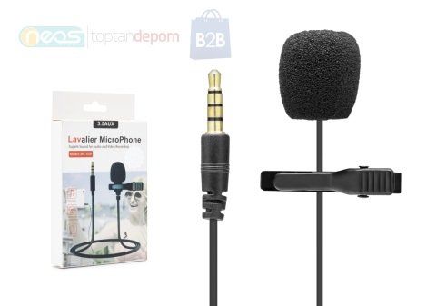HADRON HD571 MİKROFON YAKA TELEFON AUX 3.5MM 90CM 3 BOĞUMLU
