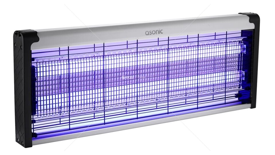 Asonic S28 Çift Cam LED Zincir Askısılı Sanayı Tipi Sinek Öldürücü XXXL Boy 40W+ 2000V