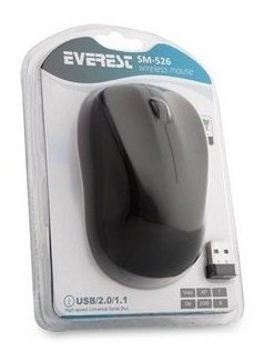 Everest SM-526 Kablosuz 800DPI Optik Siyah