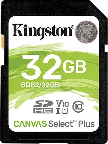 Kingston 32GB SDHC Canvas Select Plus Hafıza Kartı SDS2/32GB
