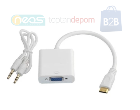 Hadron HD4105 HDMI To VGA Çevi̇ri̇ci̇ Adaptör
