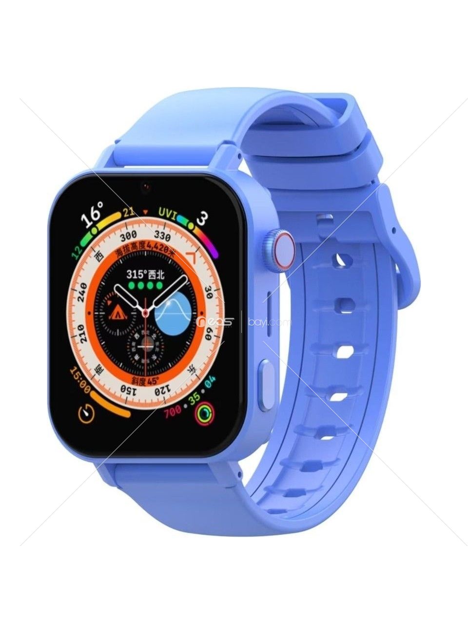 Wonlex KT23 4.5 G Sim Kartlı Akıllı Saat Görüntülü Konuşma  MAVİ