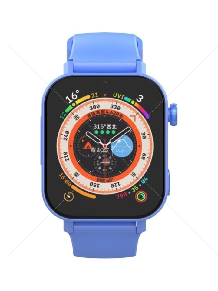 Wonlex KT23 4.5 G Sim Kartlı Akıllı Saat Görüntülü Konuşma  MAVİ