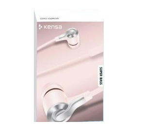 K164 Microphone Super Bass+Tiz Sport Headset Pink