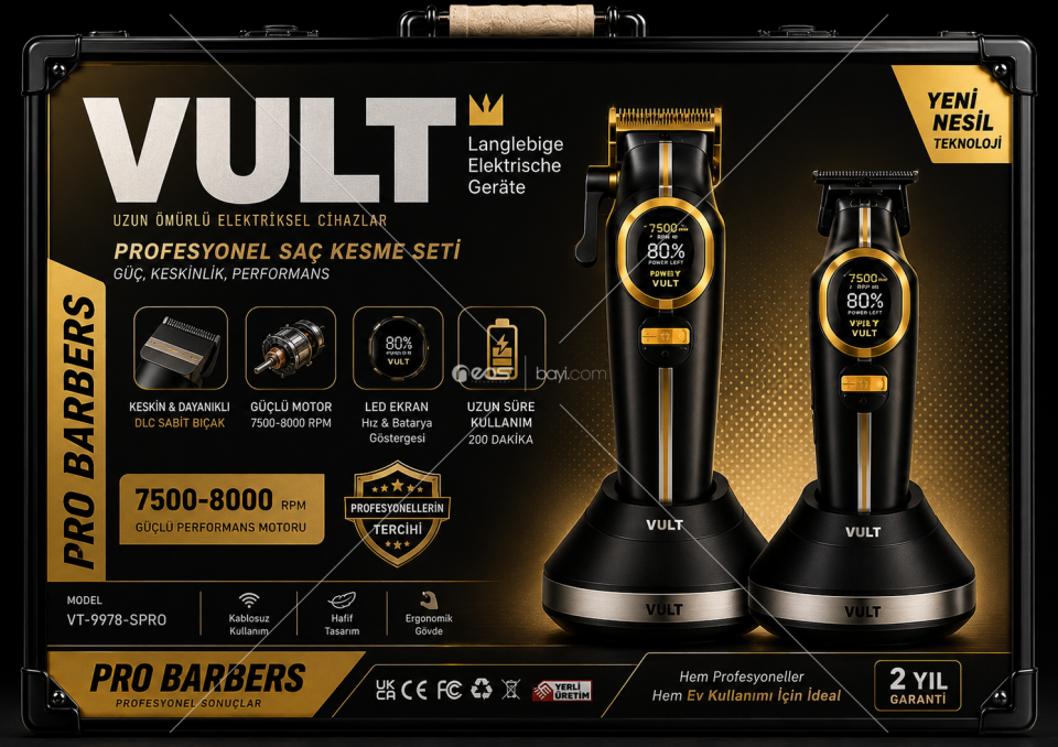 VULT HAİR CLİPPER PROFESSİONAL VT-9978 SPRO