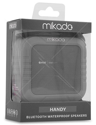 Mikado HANDY Gri 4 ,5W*1pc,50mm 1200 mAh TF Kart, AUX Bluetooth Speaker