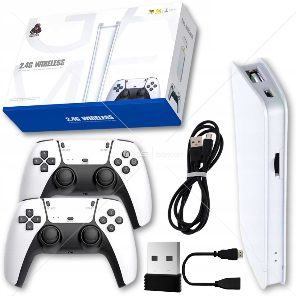PS5 Kasa Game Stick 2.4 Wireless Çift KOL Dahili 20000 Video TV Oyunları M15