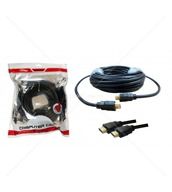 PL-8019 HDMI POŞETLİ KABLO 15M -SİYAH