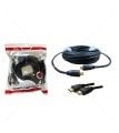 PL-8019 HDMI POŞETLİ KABLO 15M -SİYAH
