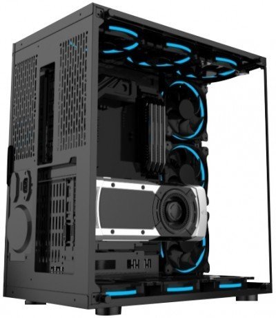GamePower WARCRY ATX 6 * ARGB Sessiz Fan Temper Cam Gaming RGB Kontrolcüsü ve Uzaktan Kumanda Kasa