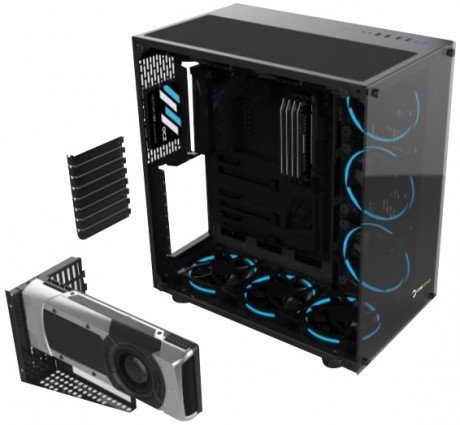 GamePower WARCRY ATX 6 * ARGB Sessiz Fan Temper Cam Gaming RGB Kontrolcüsü ve Uzaktan Kumanda Kasa