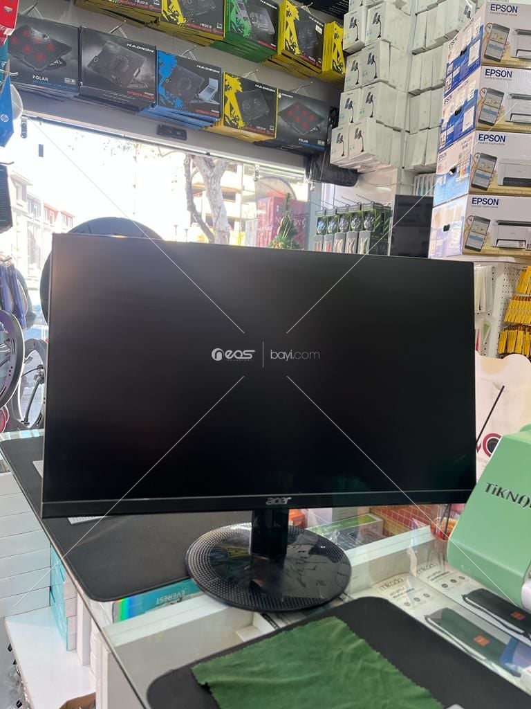 Acer SA240Y Bbmipux 23.8'' Full HD (1920 x 1080) IPS Ultra-Slim Edge-to-Edge Monitor with AMD Radeon FreeSync Technology, 1ms VRB, (USB 3.1 Type-C Port, Display Port & HDMI Port), Black