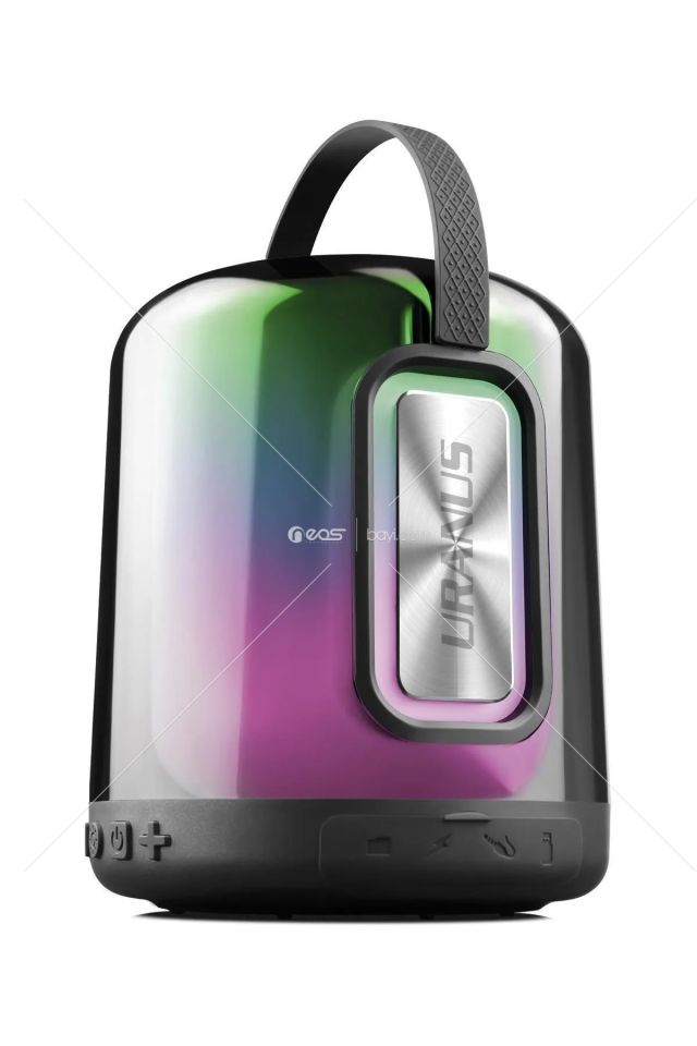 Powerway Ekstra Bass Radyolu Usb Aux Müzikli Gece Lambası Taşınabilir Uranus Bluetooth Hoparlör