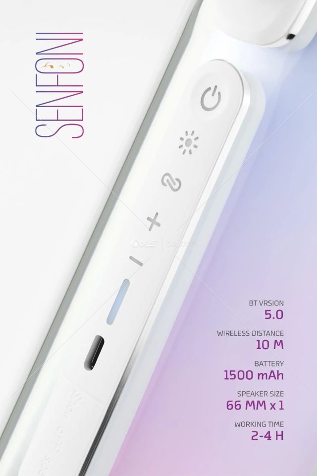 Powerway Senfoni Taşınabilir Bluetooth Hoparlör Ses Bombası Yüksek Ses Gücü Sese Duyarlı Led Işık